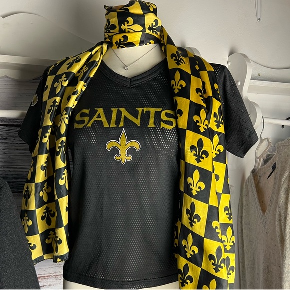 Saints NFL Pro Football Game Day Women’s Spirit scarf - Picture 3 of 9